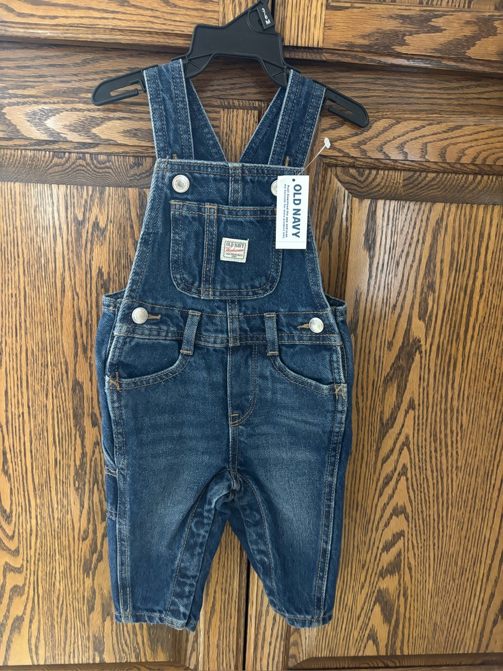 Old Navy Dark Blue Denim Overalls for Kids